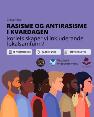 Rasisme og antirasisme i kvardagen – korleis skaper vi inkluderande lokalsamfunn?